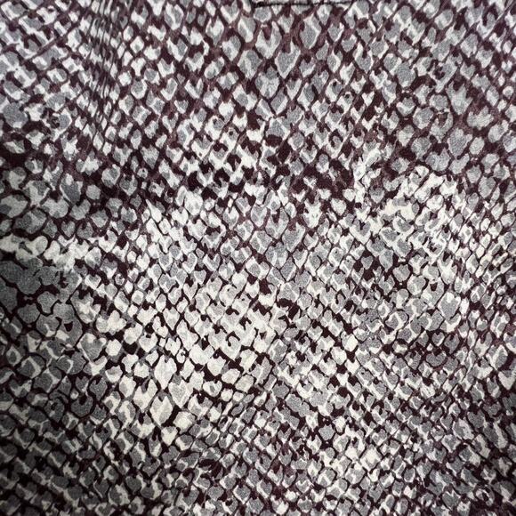 Peserico Luxury Italian Snakeskin Print Cigarette Trouser Pants Size 42 (US 6) - Picture 8 of 15